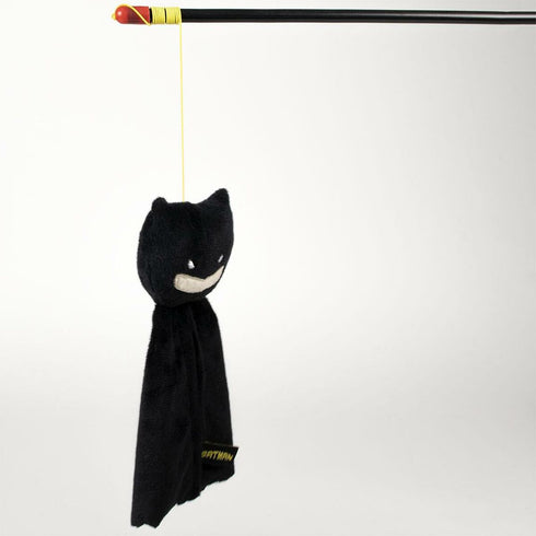 Juguete para gatos Batman Negro